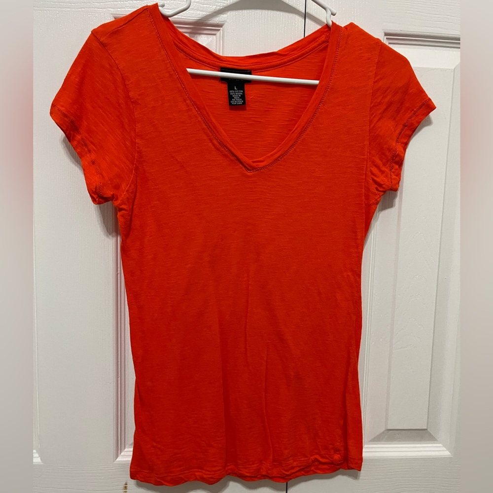 Rue21 T-shirt, orange; size L